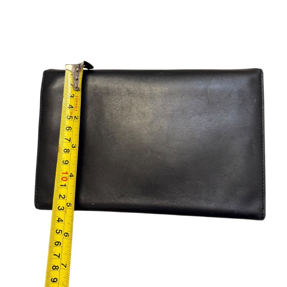 Gianni Versace black leather vintage clutch bag rare - Picture 3 of 10